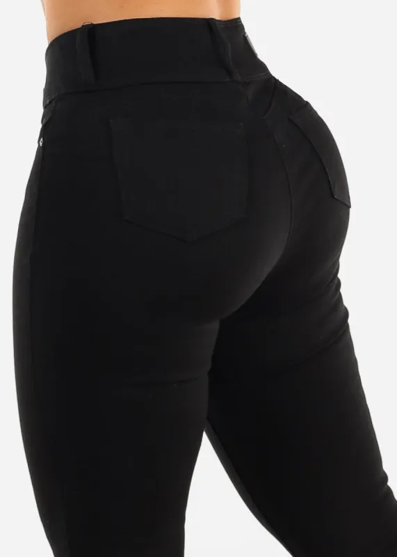 Butt Lift High Waist Black Skinny Jeans sold by Moda