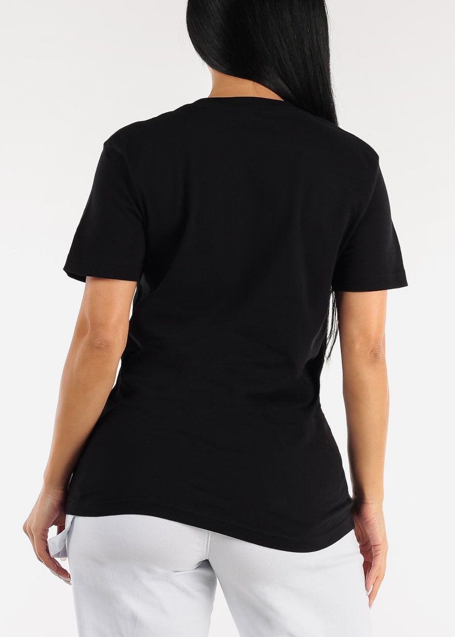 Black Short Sleeve Graphic Tee "I'm That B***" sold by Moda product image thumbnail 5