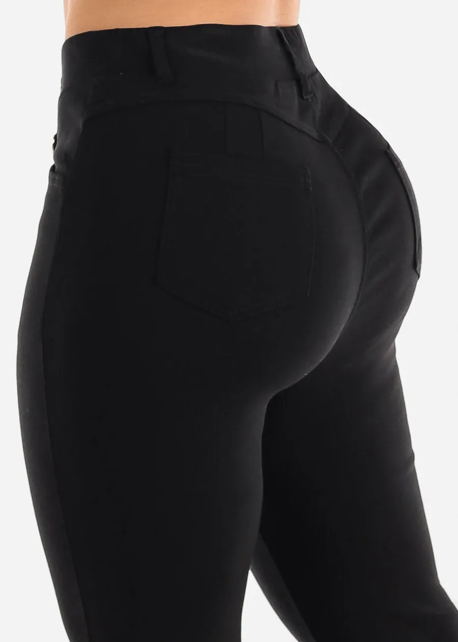 Levantacola Hyper Stretch Black Jeggings sold by Moda