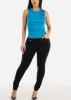 Levantacola Hyper Stretch Black Jeggings sold by Moda
