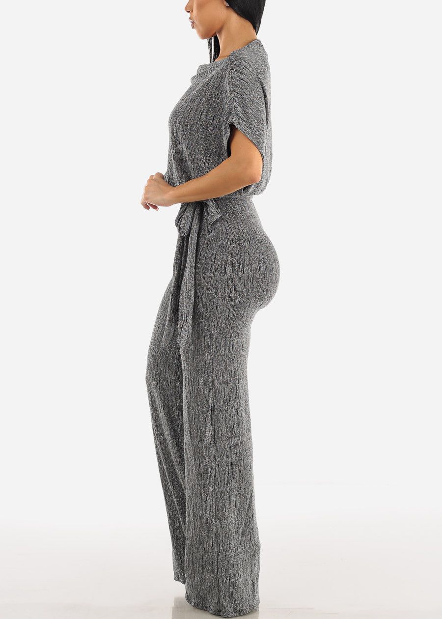 Stretchy Metallic Off Shoulder Jumper w Belt sold by Moda product image thumbnail 2