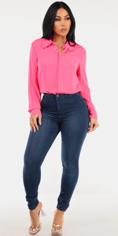 Chiffon Stretch Denim Outfit sold by Moda