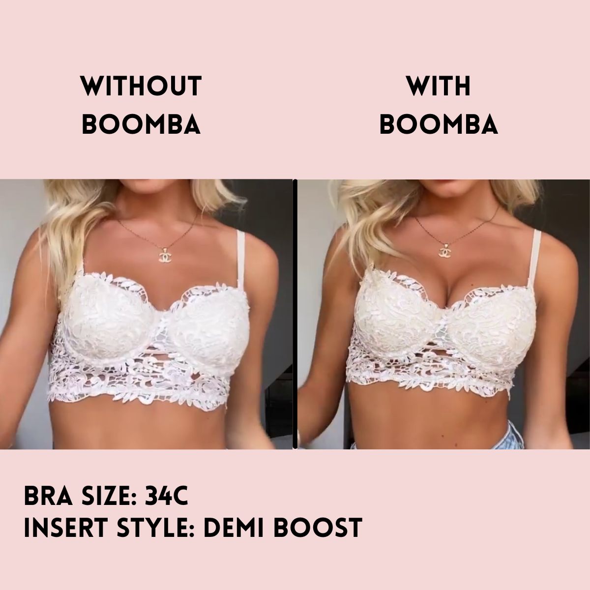 BOOMBA Demi Boost Inserts (Beige) sold by Moda