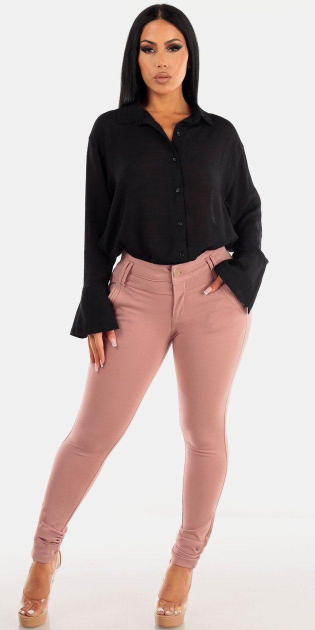 Pink Dressy Skinny Set sold by Moda