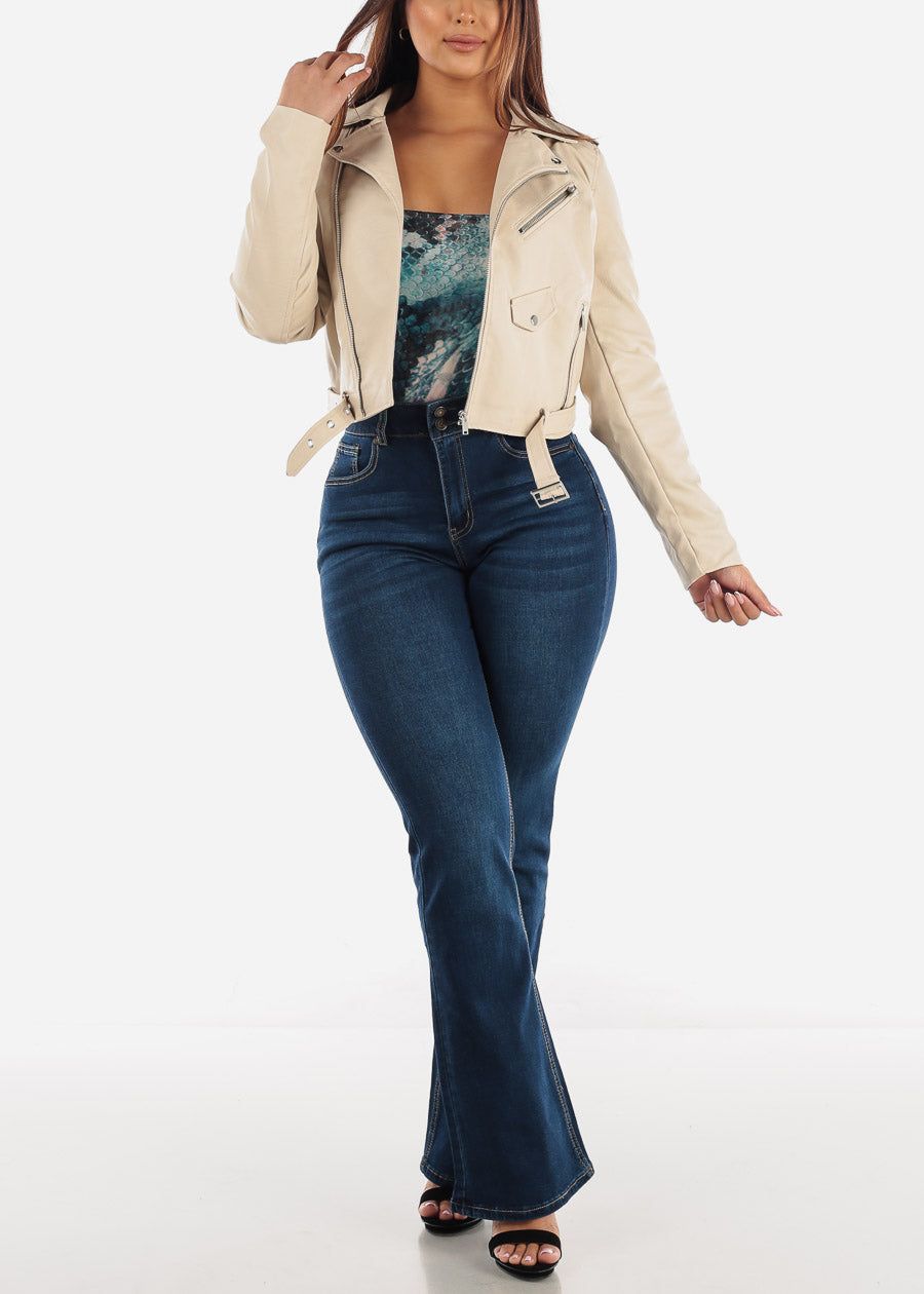 Sleeveless Mesh Bodysuit Blue Print sold by Moda product image thumbnail 8