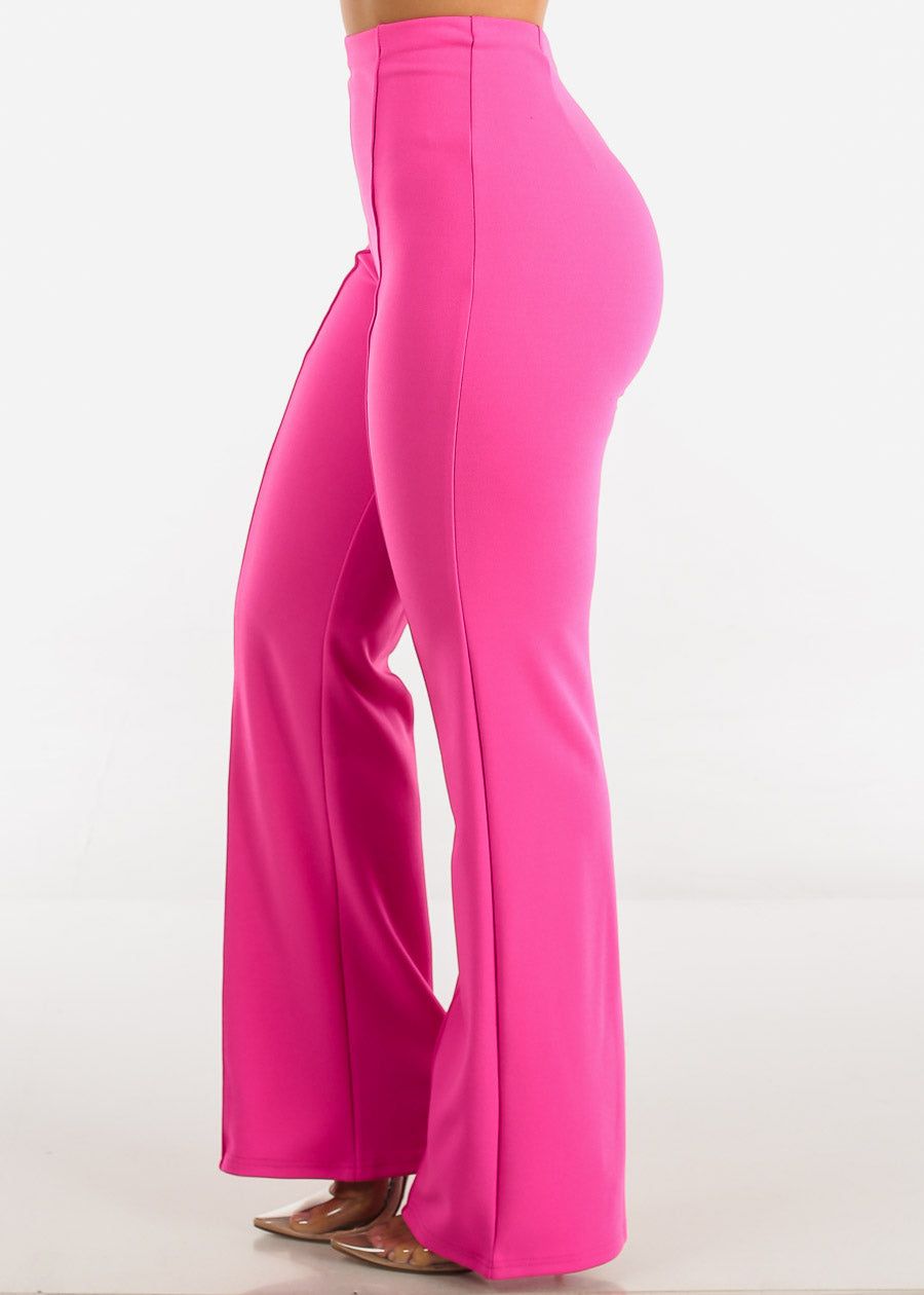 Fuchsia High Waist Wide Leg Pants sold by Moda product image thumbnail 3