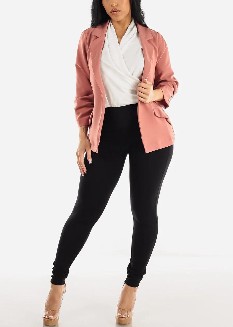 Short Dolman Sleeve Surplice Blouse Off White sold by Moda product image thumbnail 2