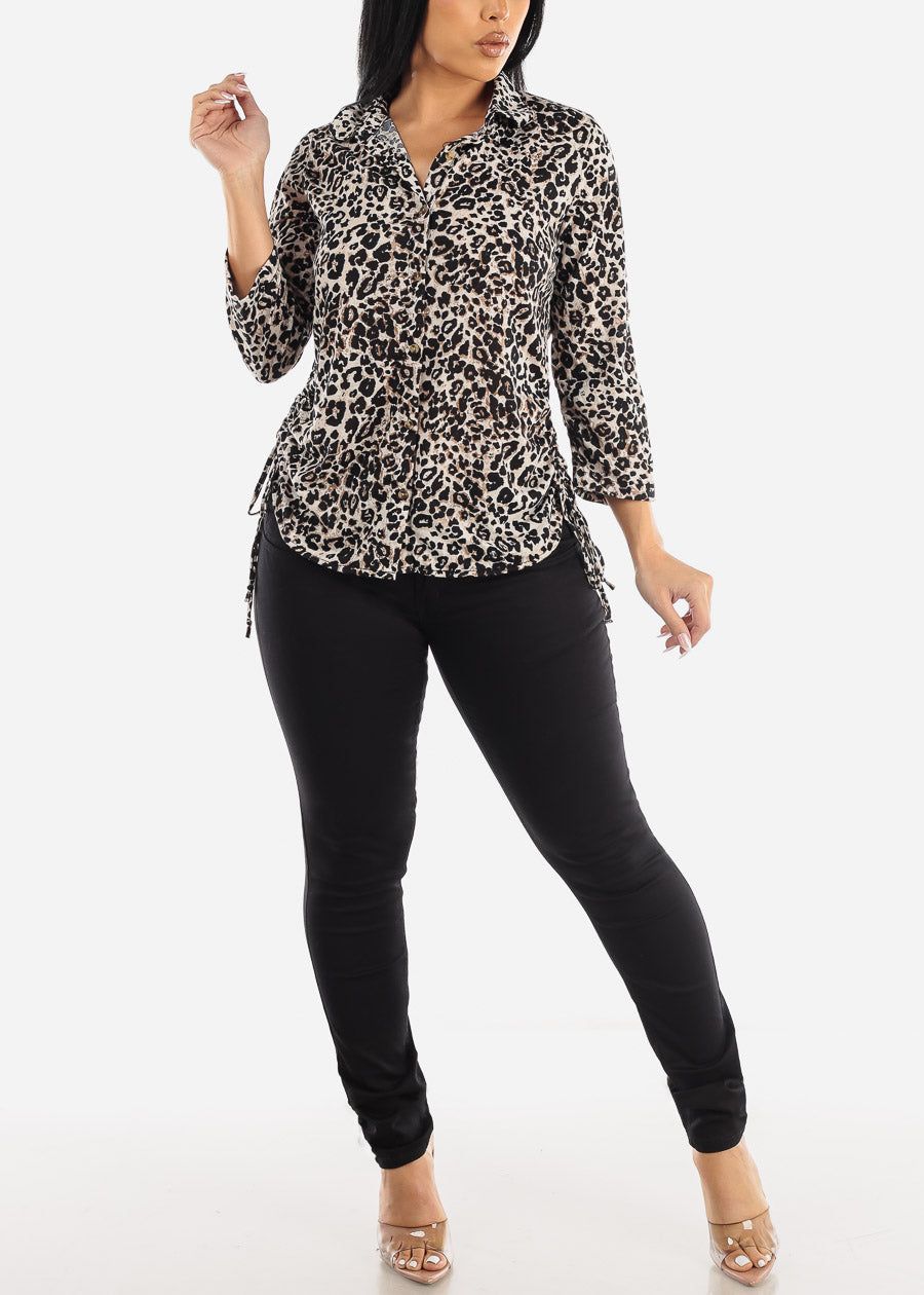 Low Rise Butt Lifting Black Skinny Jeans sold by Moda product image thumbnail 2