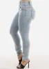 Super High Waisted Butt Lifting Skinny Jeans Light Acid Wash sold by Moda