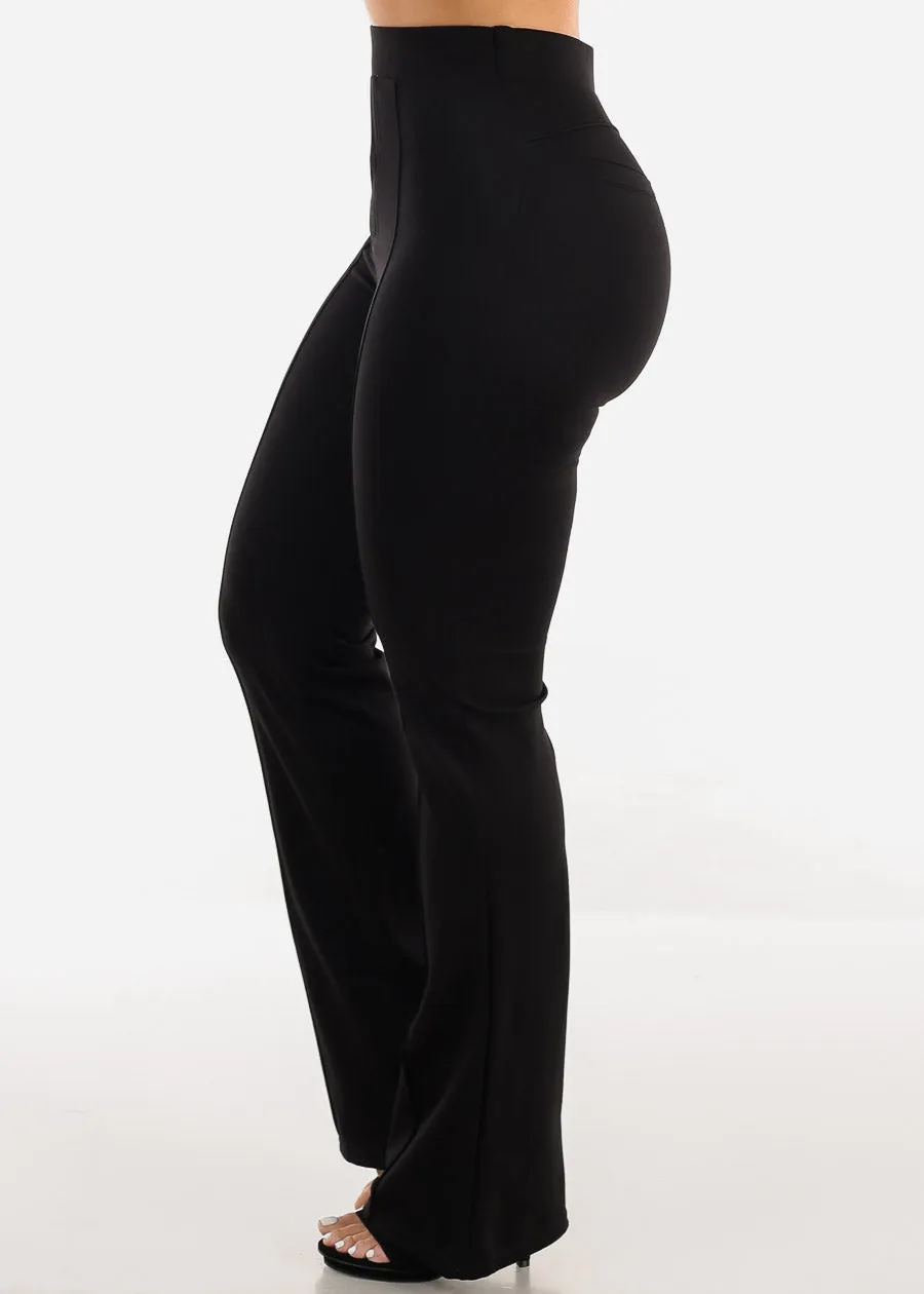 Super High Waist Black Dressy Bootcut Pants sold by Moda product image thumbnail 3