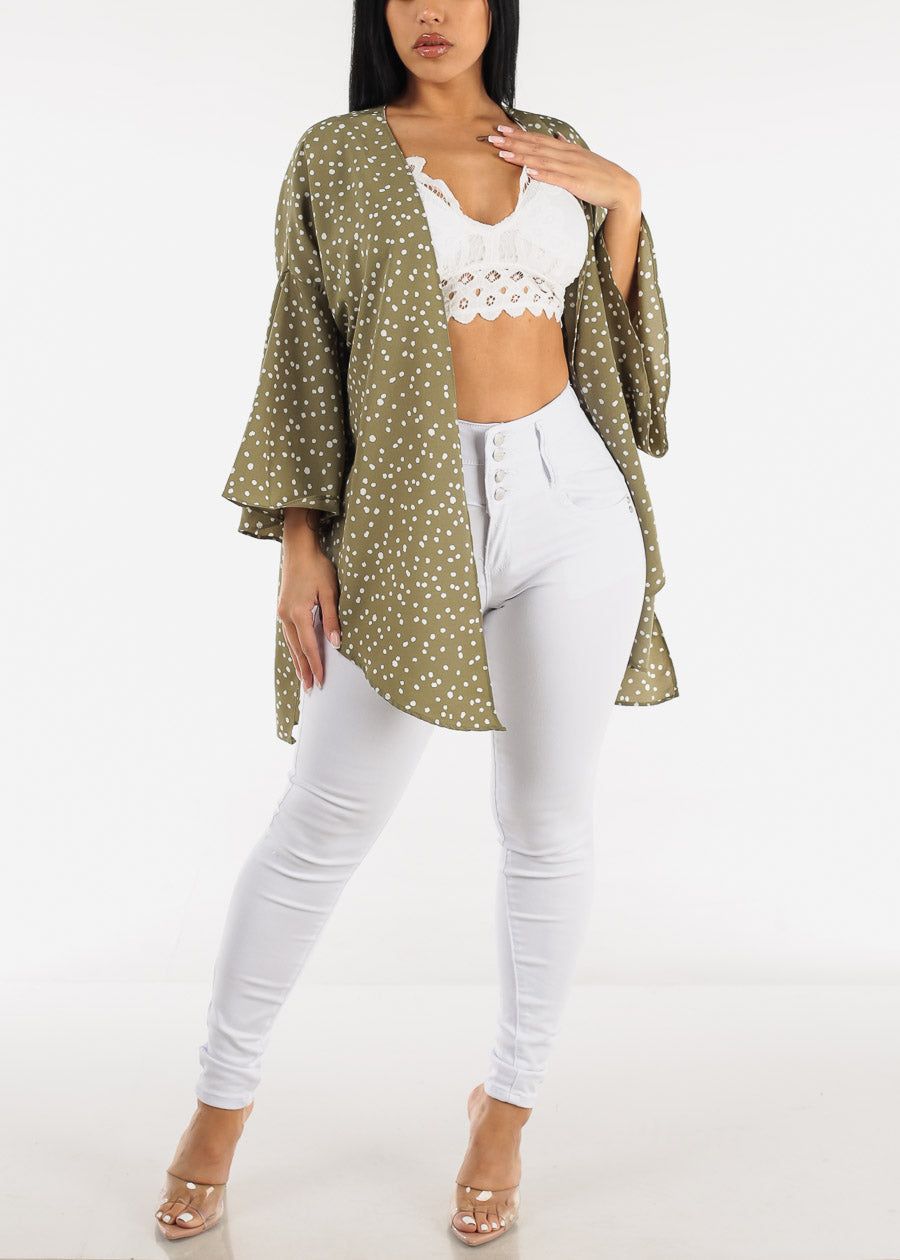 Ivory Double Strap Floral Lace Bralette sold by Moda product image thumbnail 2