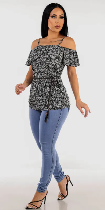 Floral Butt Lift Denim Look sold by Moda