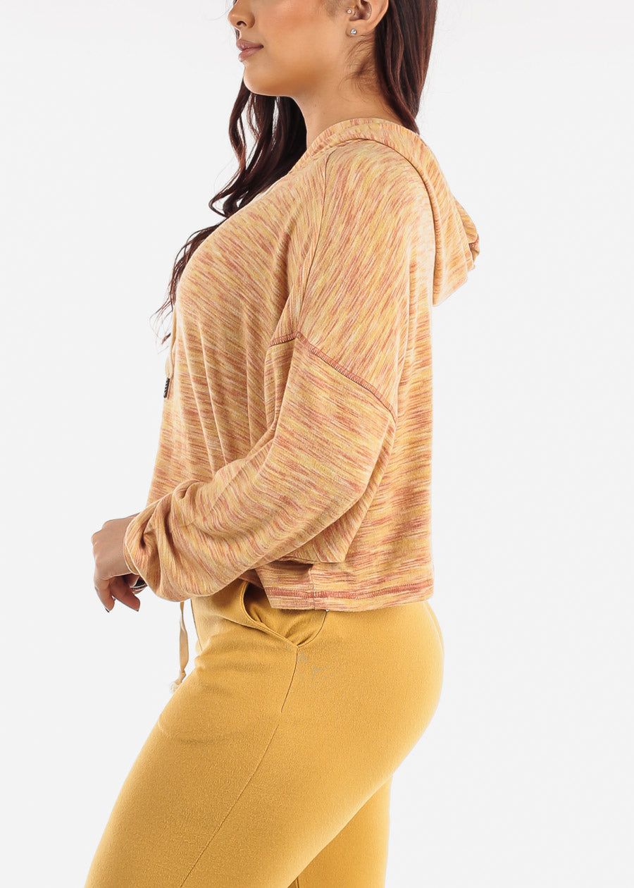 Ultra Soft Long Sleeve Pullover Hoodie Heather Orange sold by Moda product image thumbnail 4