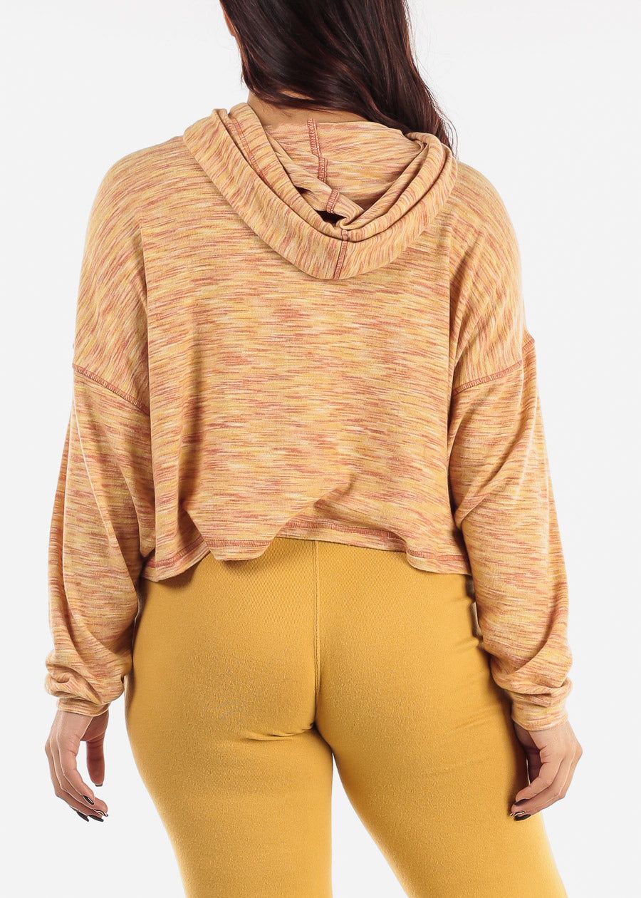 Ultra Soft Long Sleeve Pullover Hoodie Heather Orange sold by Moda product image thumbnail 5
