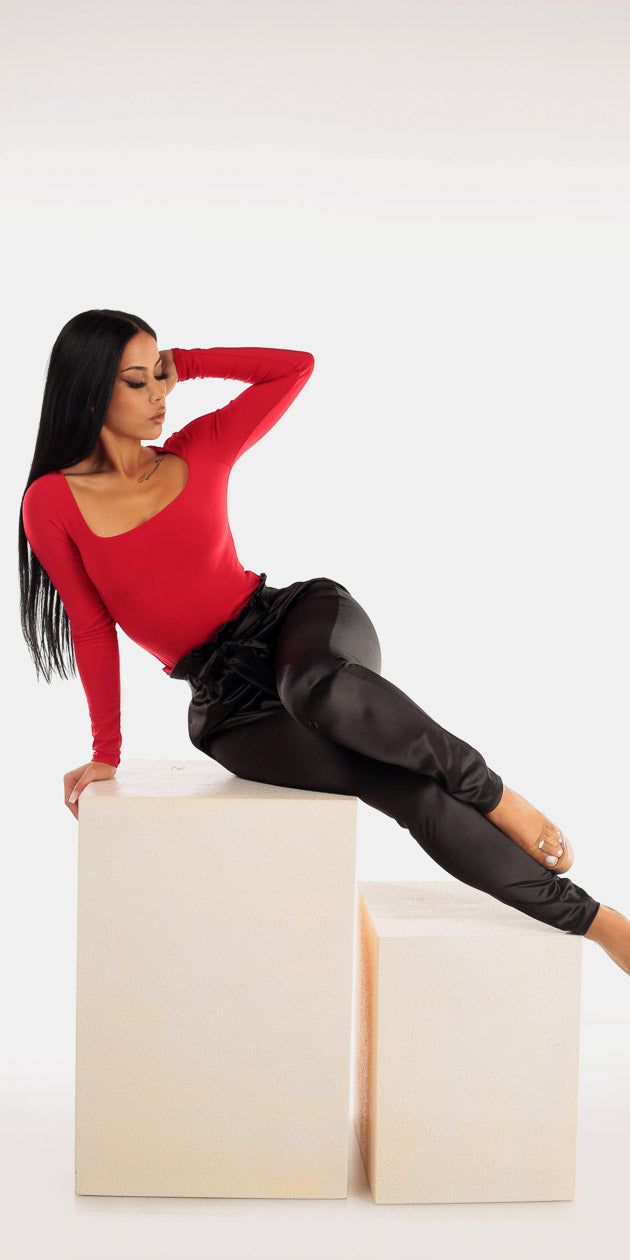 Black Satin Skinny Combo sold by Moda product image thumbnail 2