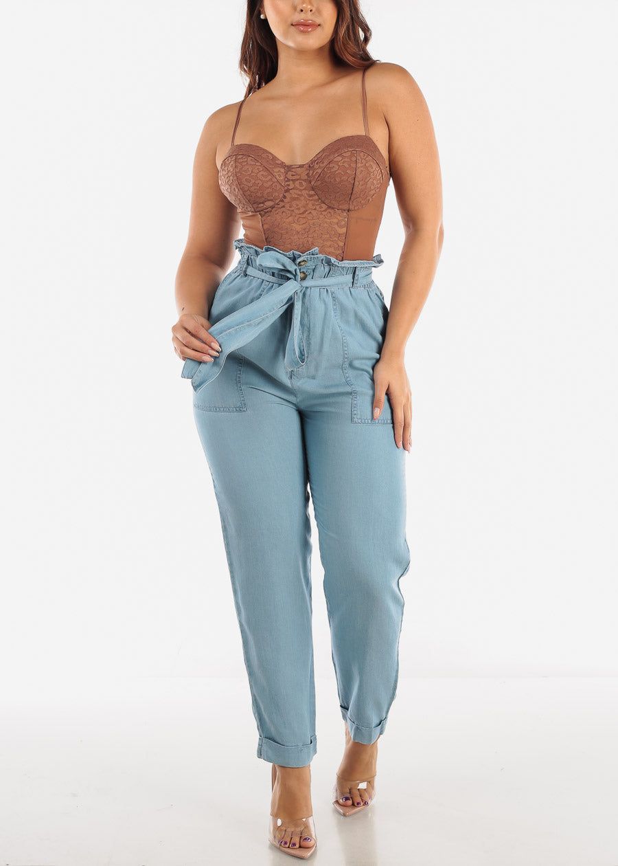 Sexy See Through Mesh Bodysuit w Leopard Mesh sold by Moda product image thumbnail 7