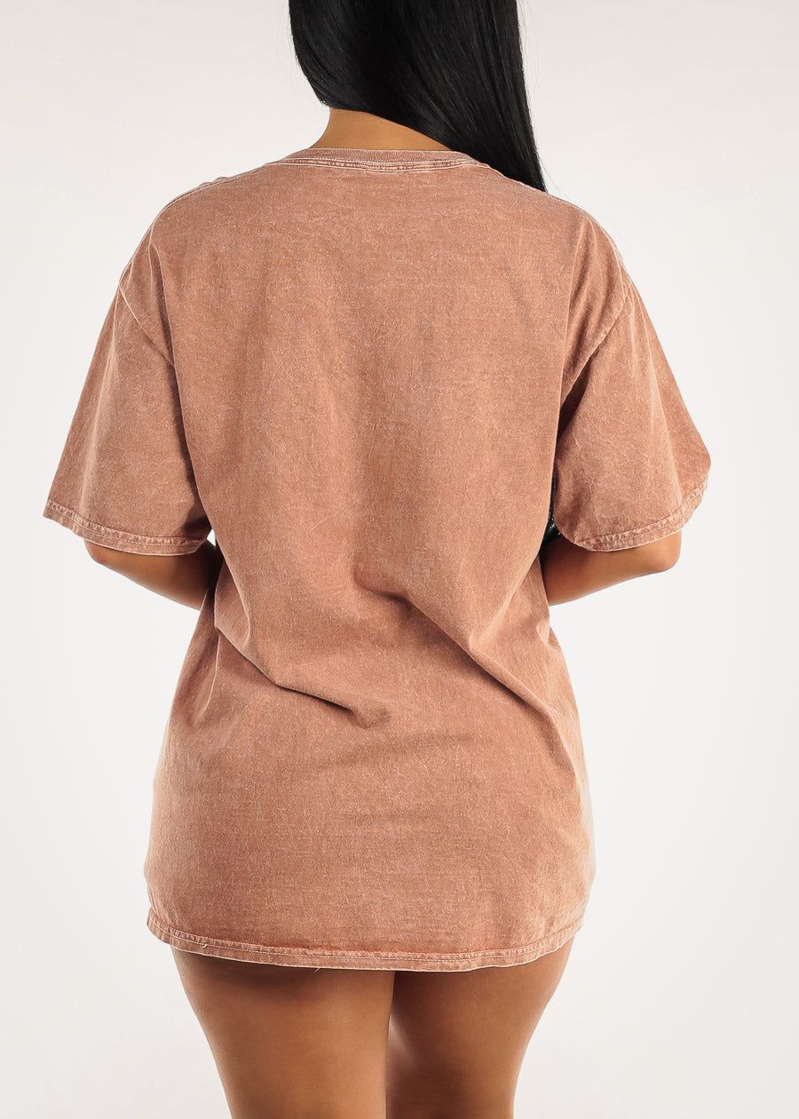 Vintage Graphic Oversize Short Sleeve Tee Have a Great Day sold by Moda product image thumbnail 4