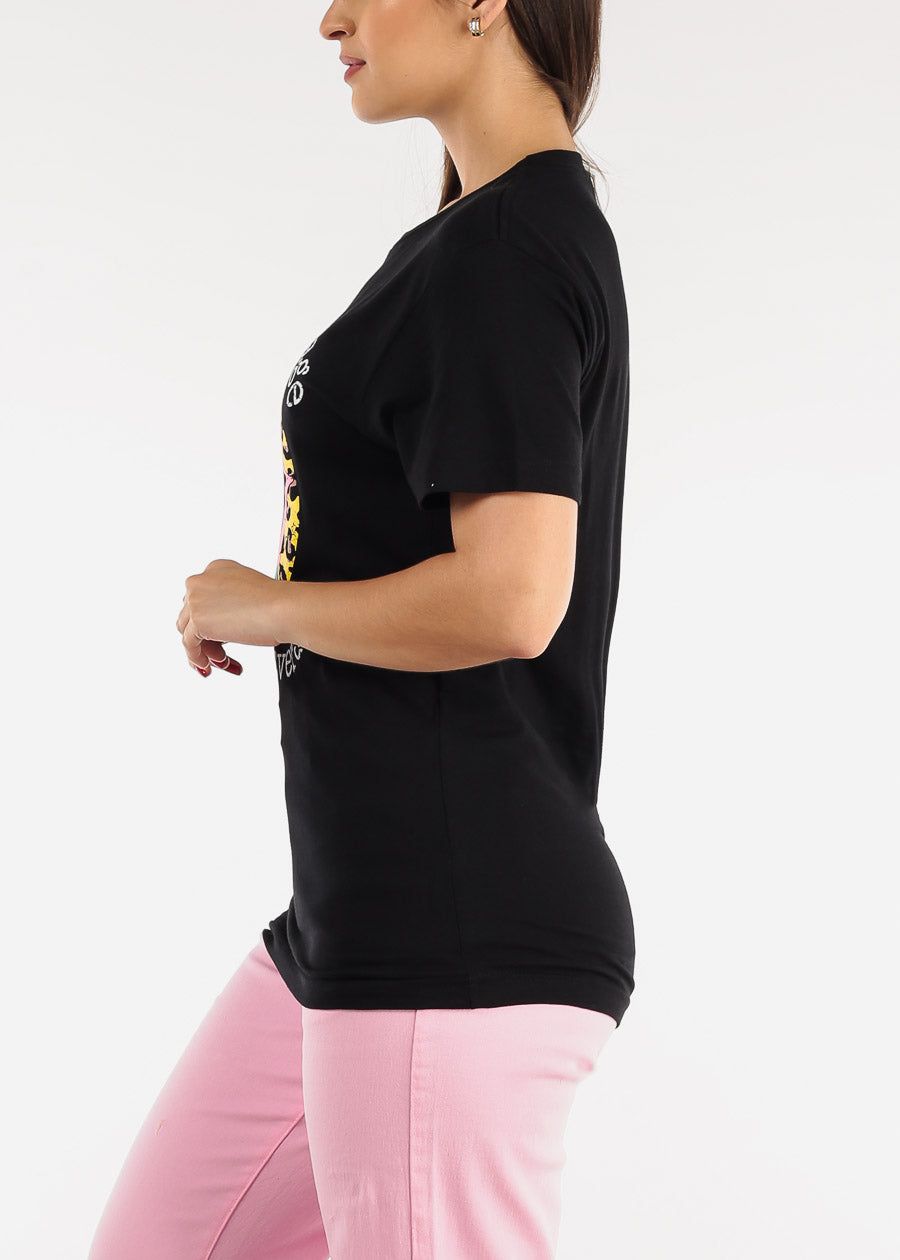 Black Short Sleeve Always Savage Graphic Tee sold by Moda product image thumbnail 3