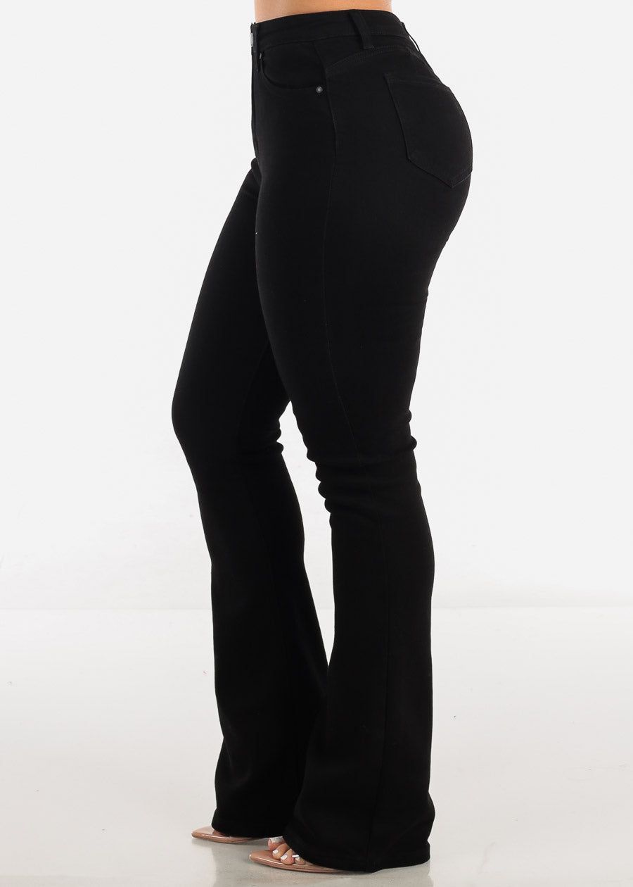 Butt Lifting Black Bootcut Jeans sold by Moda product image thumbnail 4