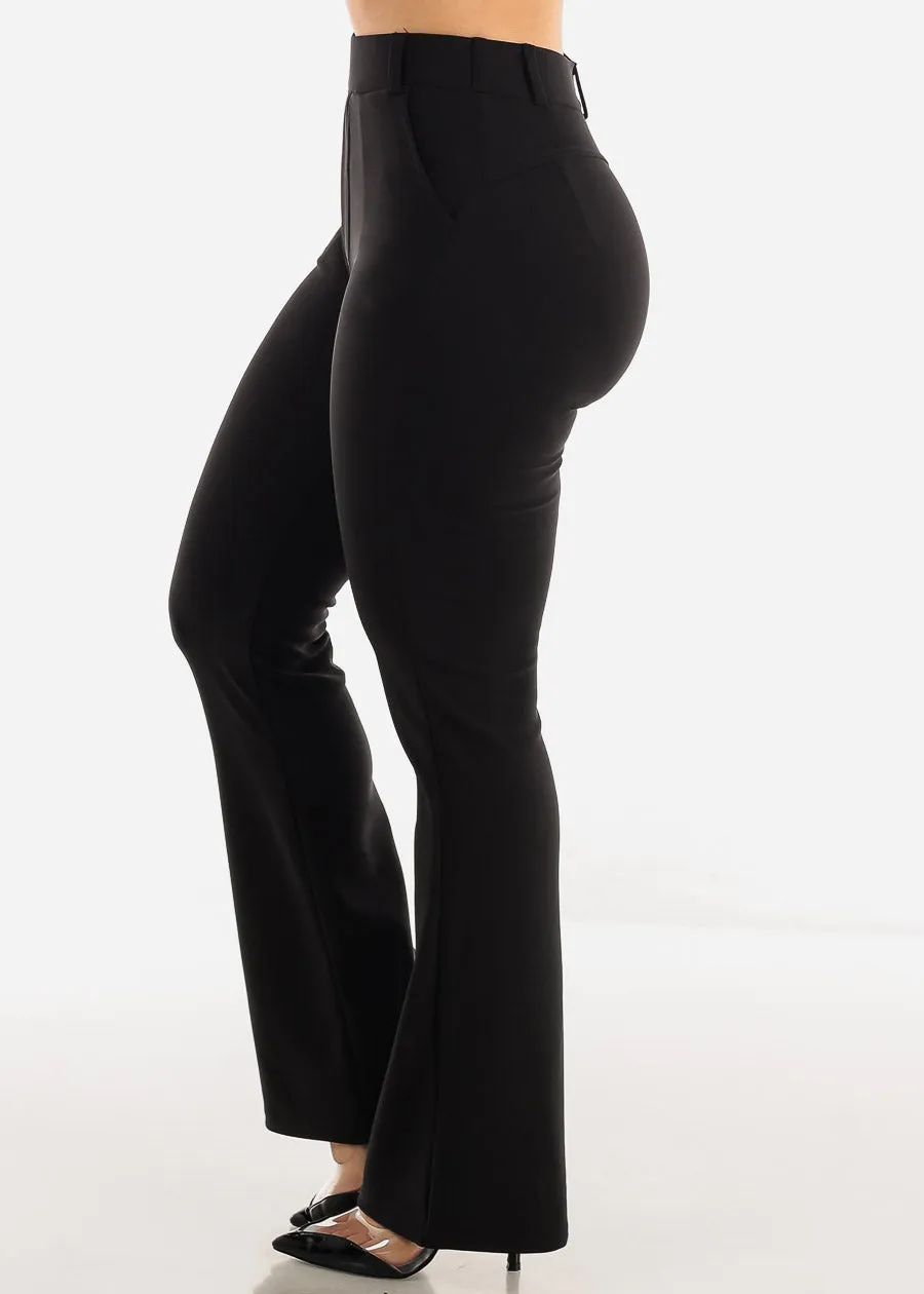 High Rise Butt Lift Black Dressy Bootcut Pants sold by Moda product image thumbnail 4