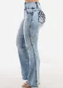 Butt Lift Acid Wash Flared Bootcut Jeans sold by Moda