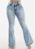 Butt Lift Acid Wash Flared Bootcut Jeans sold by Moda