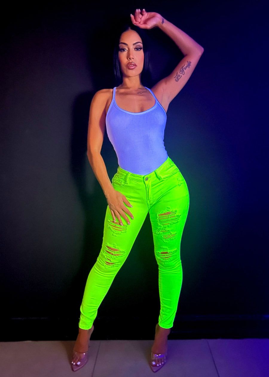 White Strappy Open Back Ribbed Bodysuit sold by Moda product image thumbnail 7