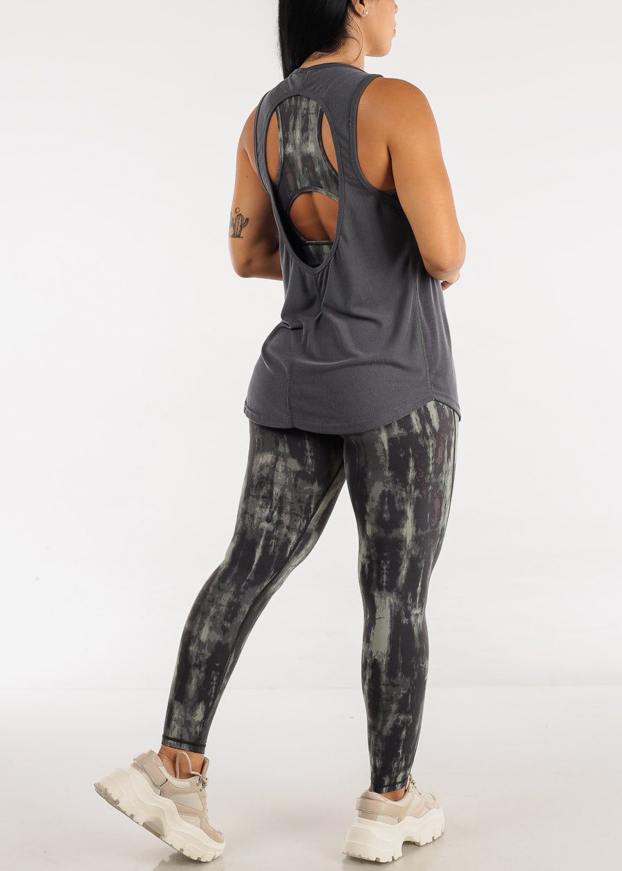 MONO B Activewear High Waisted Leggings Tie Dye sold by Moda product image thumbnail 5