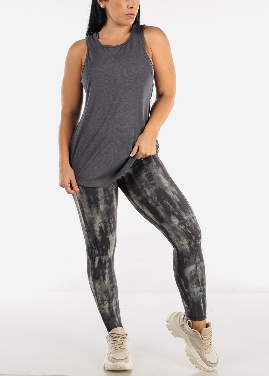 MONO B Activewear High Waisted Leggings Tie Dye sold by Moda product image thumbnail 2