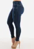 Dark Wash High Waisted Levantacola Skinny Jeans sold by Moda