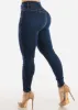 Dark Wash High Waisted Levantacola Skinny Jeans sold by Moda