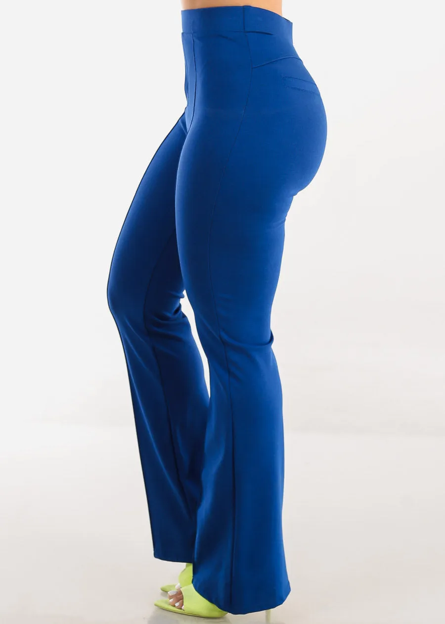 Super High Waist Dressy Bootcut Pants Royal Blue sold by Moda product image thumbnail 3