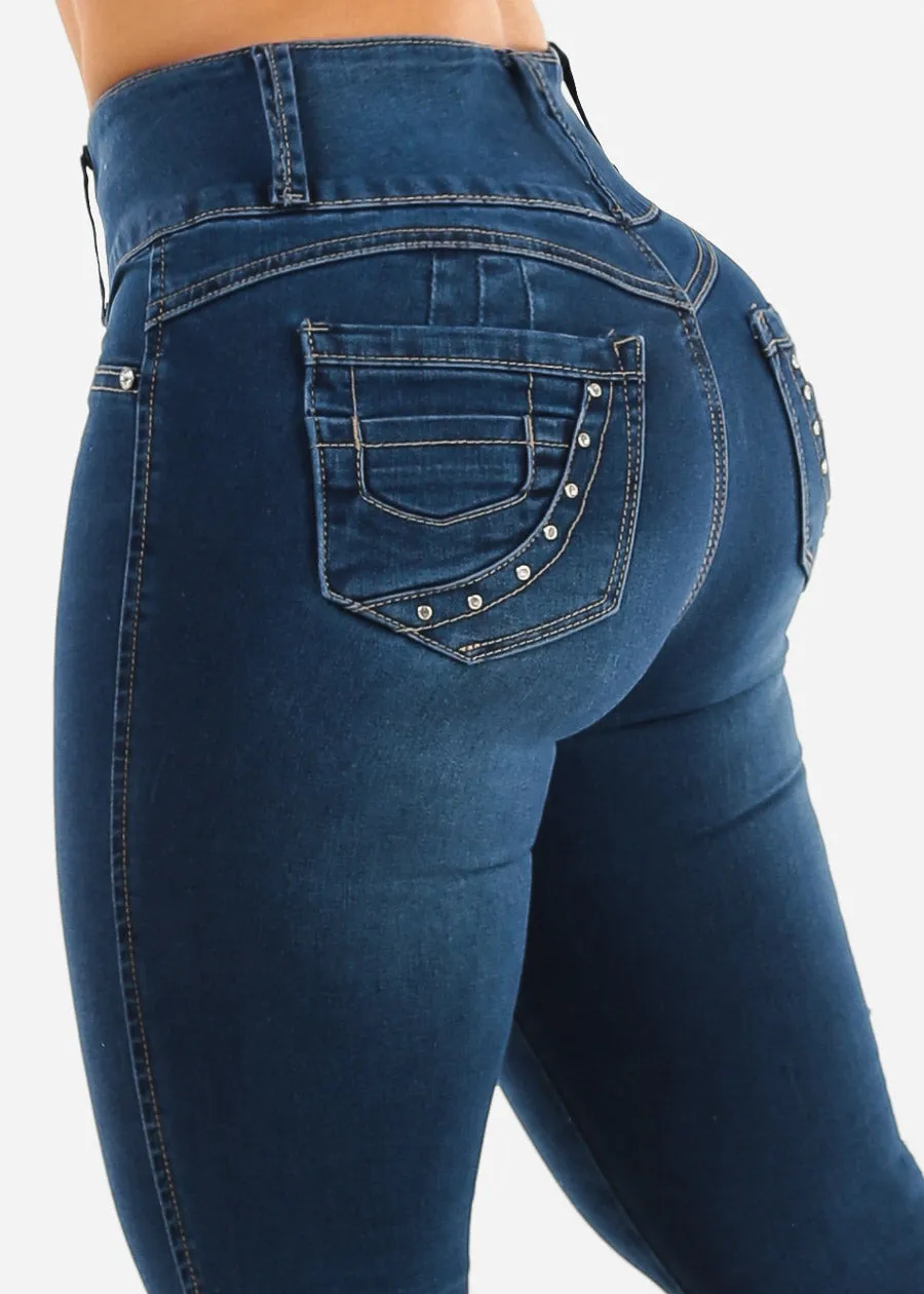 Butt Lift High Waist Cargo Bootcut Jeans sold by Moda product image thumbnail 5