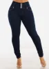 Butt Lift High Waist Dark Skinny Jeans sold by Moda