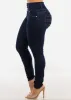 Butt Lift High Waist Dark Skinny Jeans sold by Moda