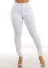 Butt Lifting High Waist White Levantacola Skinny Jeans sold by Moda