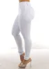 Butt Lifting High Waist White Levantacola Skinny Jeans sold by Moda