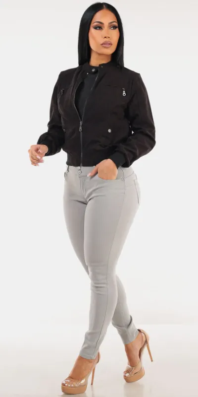 Jacket Butt Lift Skinnies Trio sold by Moda