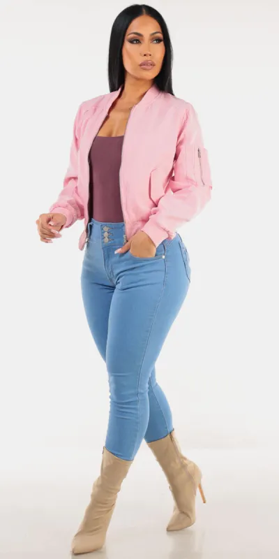 Pink Butt Lift Skinnies Trio sold by Moda