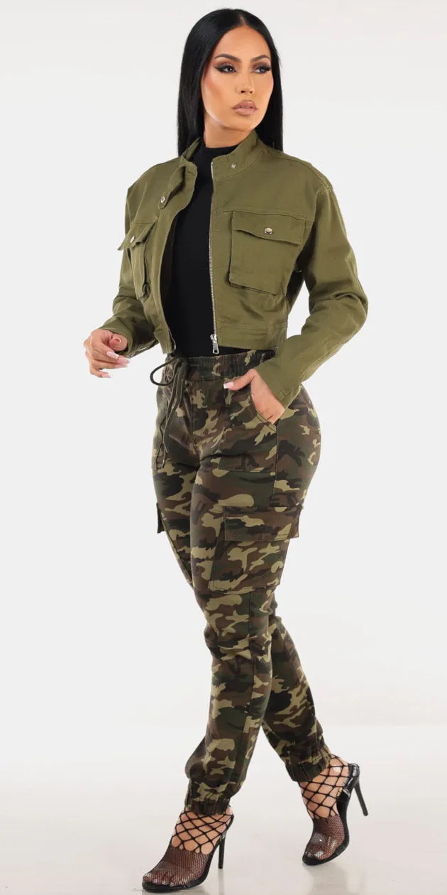 Olive Camo Jogger Trio sold by Moda product image thumbnail 2