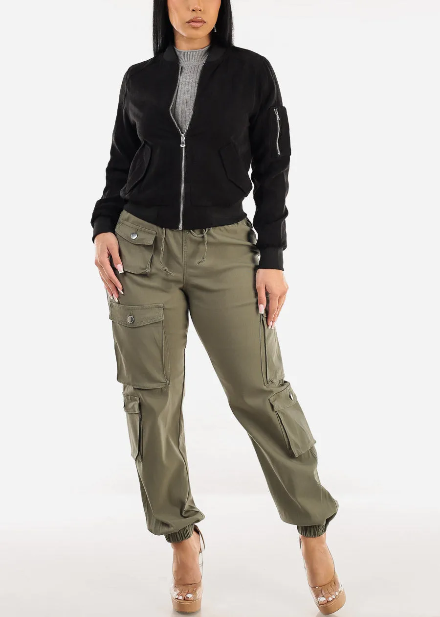 Fitted Long Sleeve Rib Knit Sweater Grey sold by Moda product image thumbnail 2