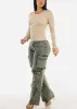 Long Sleeve Crewneck Ribbed Sweater Beige sold by Moda