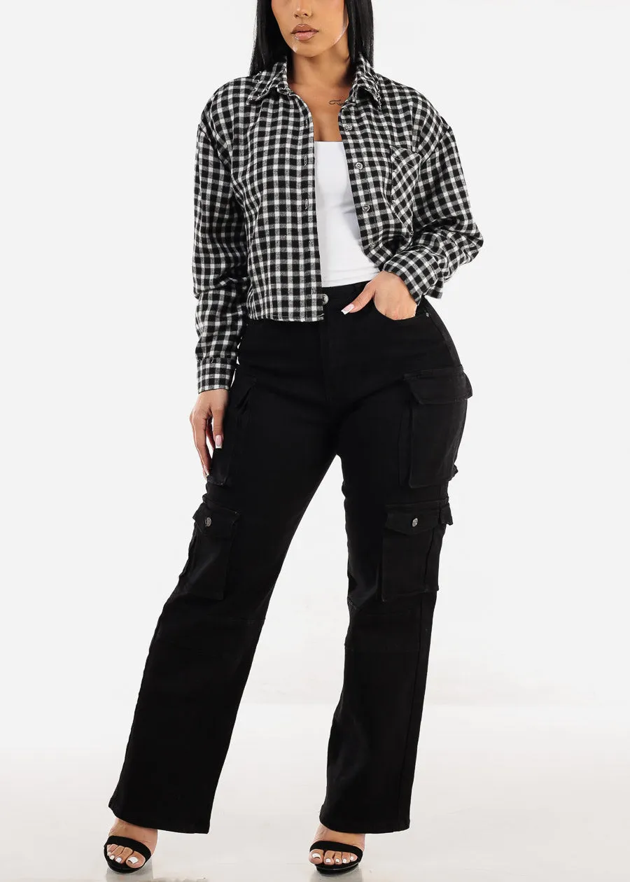 Double Layered Square Neck White Crop Top sold by Moda product image thumbnail 2