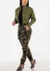 Drawstring Waist Hyper Stretch Camo Cargo Jogger Pants sold by Moda