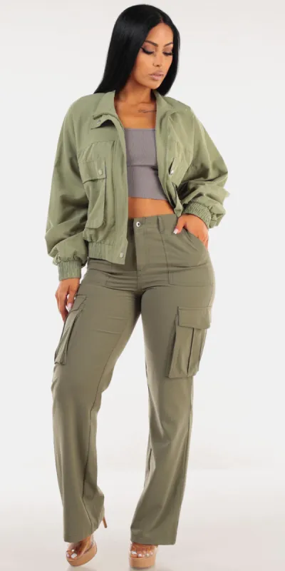Utility Cargo Pants Trio sold by Moda