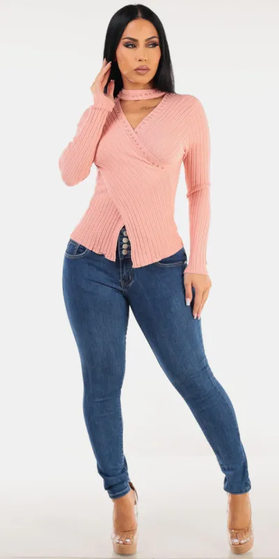 Pink Butt Lift Skinnies Look sold by Moda