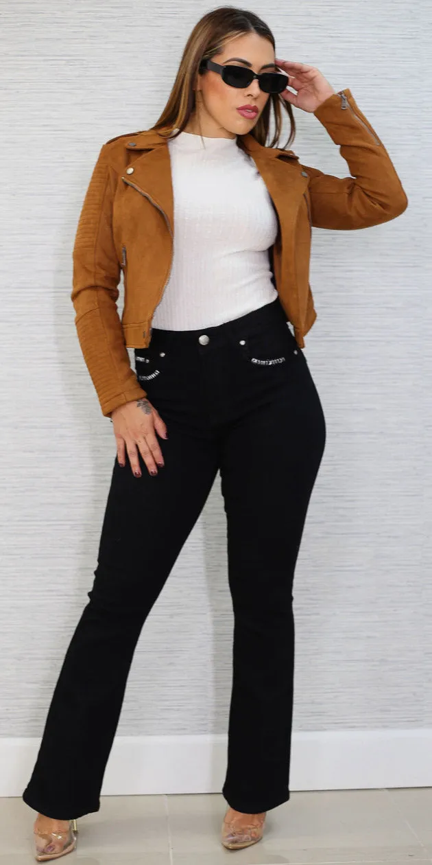 Suede Bootcut Denim Trio sold by Moda