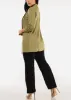 Super High Waist Black Straight Wide Leg Dressy Pants sold by Moda