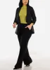 Quarter Sleeve Open Front Black Blazer sold by Moda