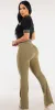 Short Sleeve Bootcut Pants Outfit sold by Moda